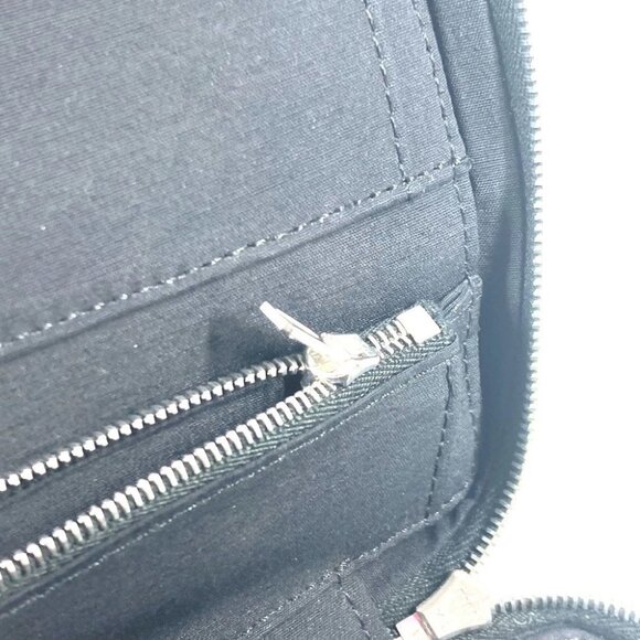 HERMES Fourre Tout Multi-pouch Makeup pouch Jewelry case Pouch cotton Black - Picture 4 of 16